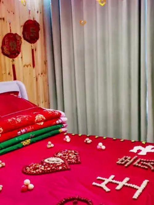 农村结婚铺床视频